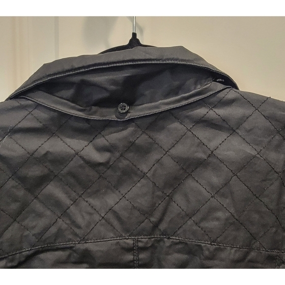 Blanc Noir Anorak Jacket Removable Faux Fur Hood - Picture 10 of 11